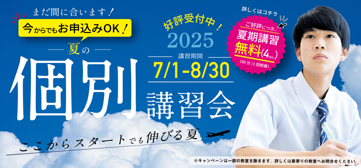 夏の個別講習会